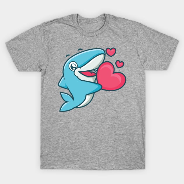 CarbonFin Love T-Shirt by CarbonFin Gaming